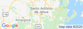 Santo Antonio De Jesus map